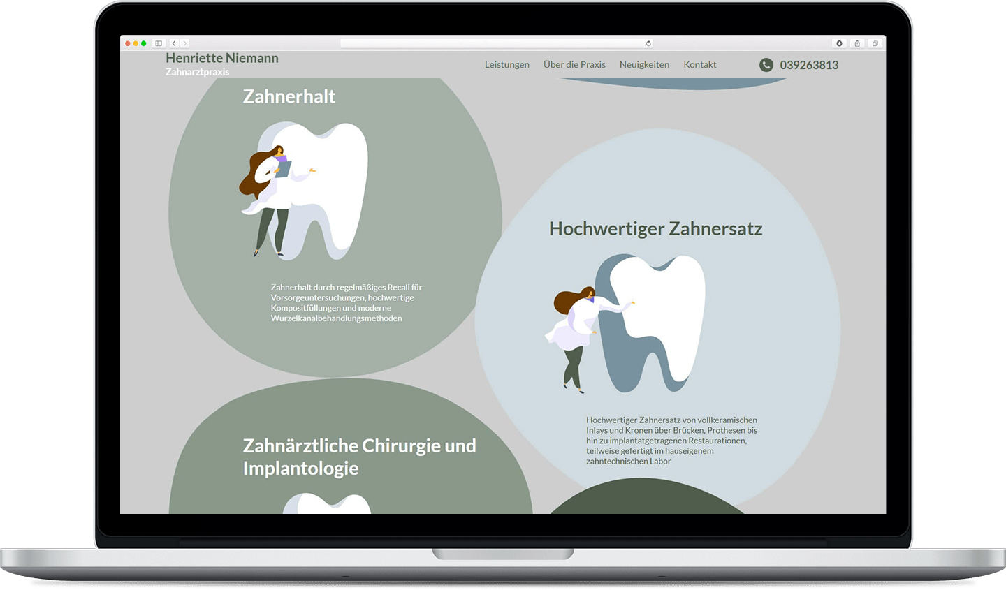 Zahnarztpraxis Niemann desktop