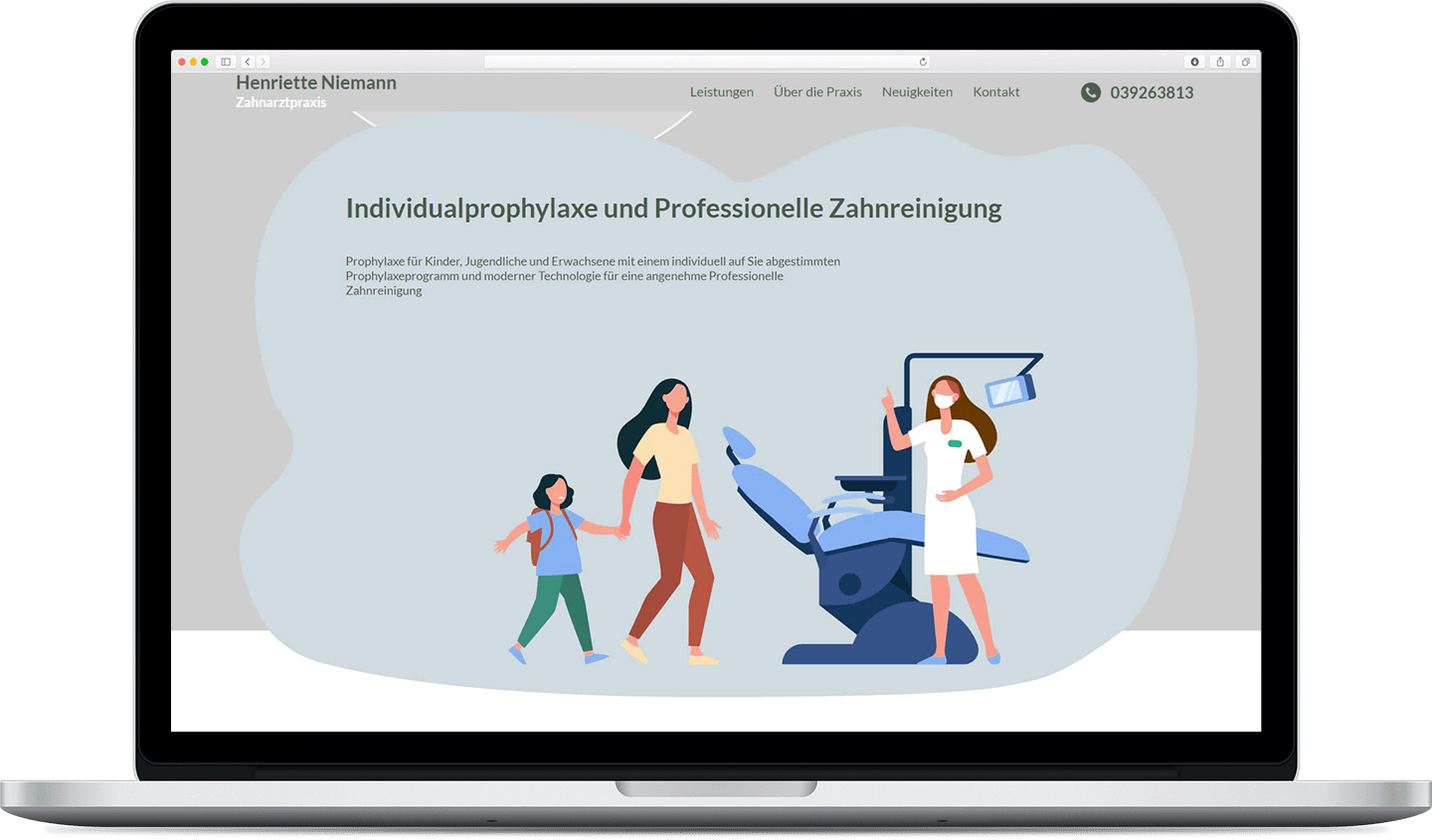 Zahnarztpraxis Niemann desktop