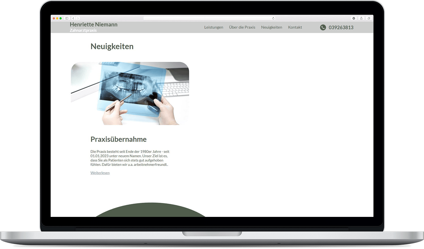 Zahnarztpraxis Niemann desktop