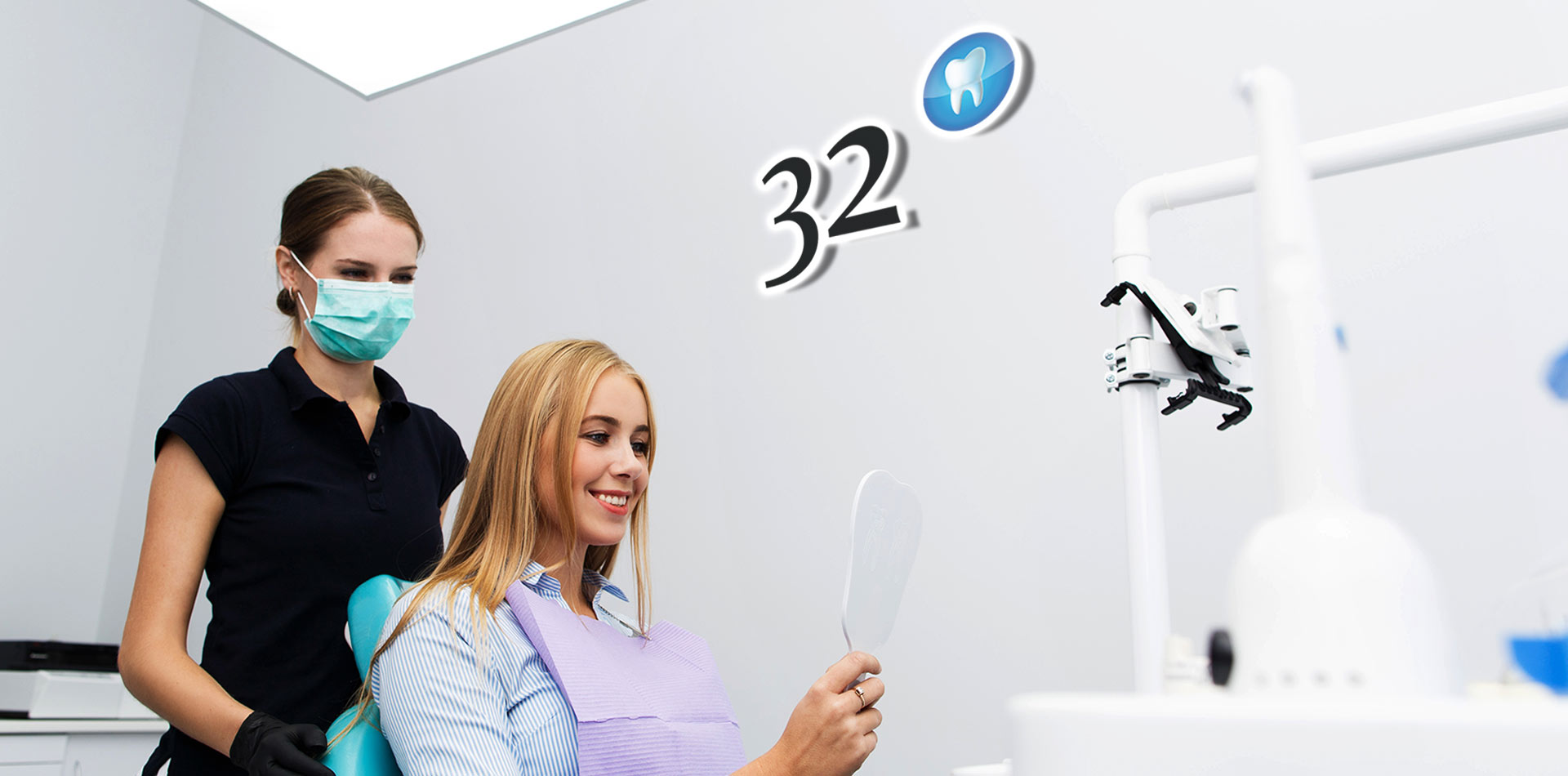 Naming und Erstellung eines Logos für die Zahnarztpraxis «Klinik 32»