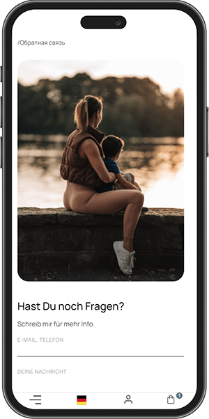 StayFitWithAn — Stundenplan-Seite auf mobilen Geräten