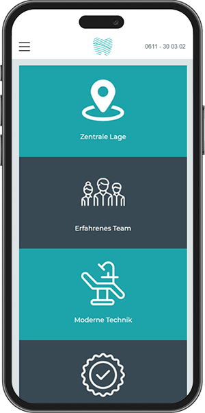 Zahnarzt am Markt mobile Ansicht
